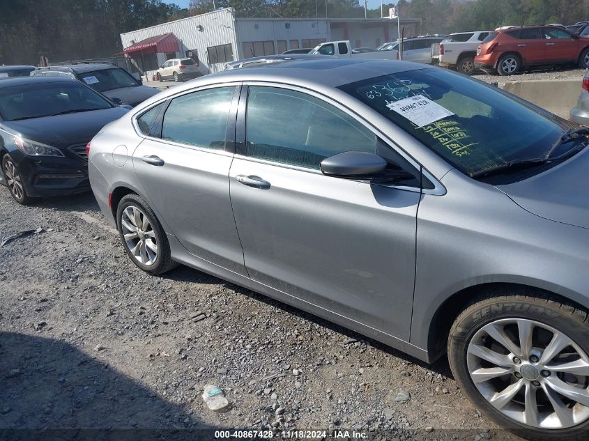 2015 Chrysler 200 C VIN: 1C3CCCCGXFN633653 Lot: 40867428