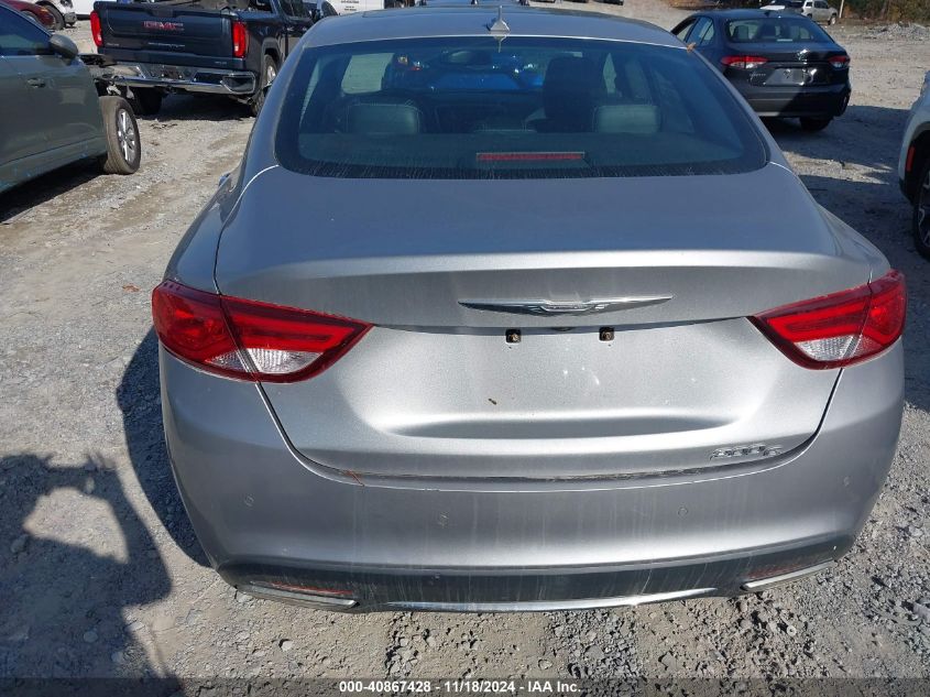 2015 Chrysler 200 C VIN: 1C3CCCCGXFN633653 Lot: 40867428