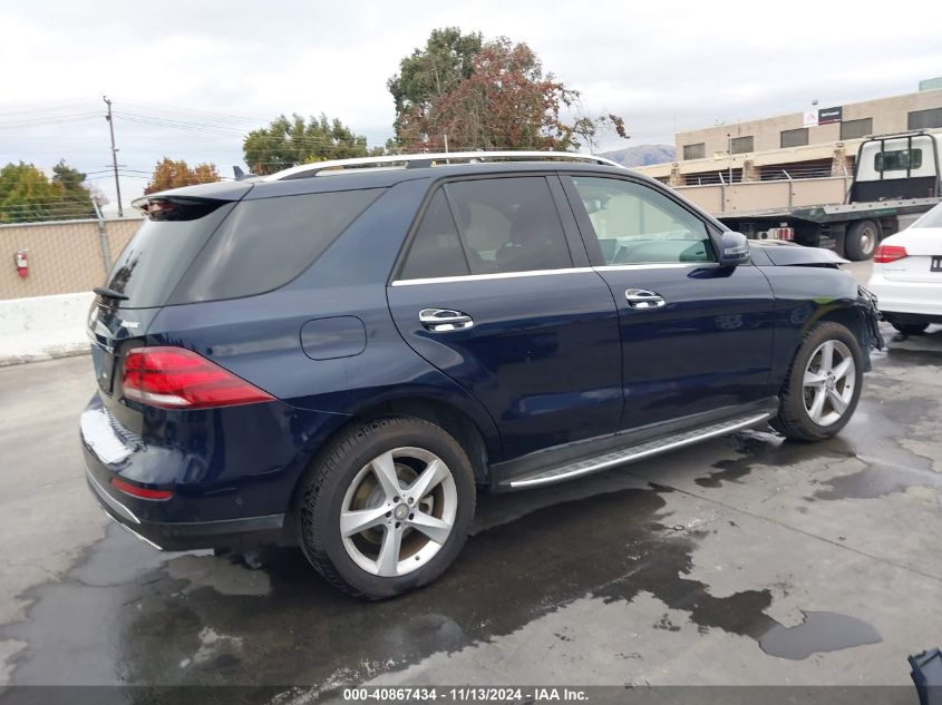 2016 Mercedes-Benz Gle 350 4Matic VIN: 4JGDA5HB7GA701720 Lot: 40867434