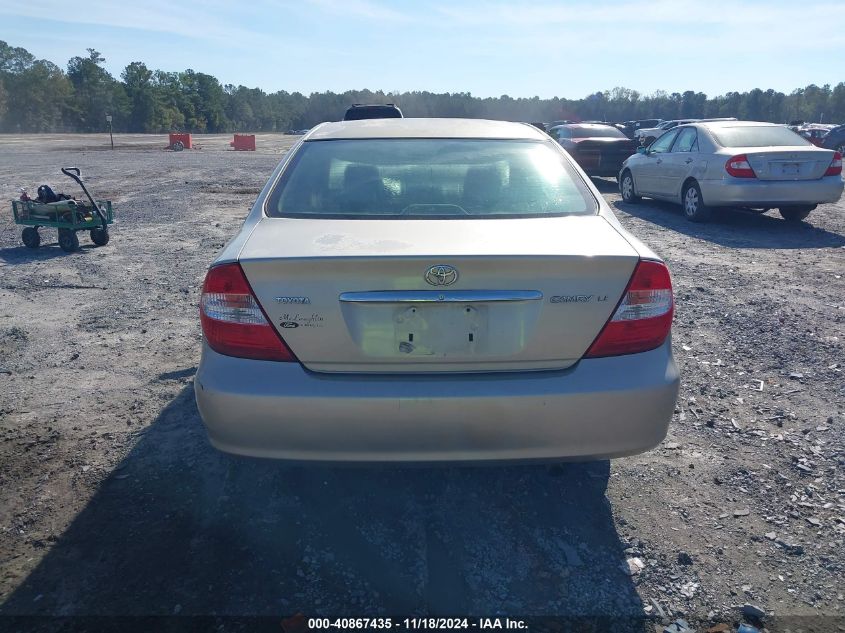 2004 Toyota Camry Le VIN: 4T1BE32K74U899654 Lot: 40867435