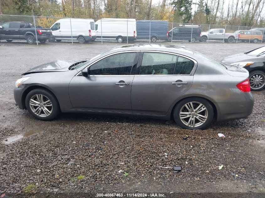 2012 Infiniti G37 Journey VIN: JN1CV6AP5CM625183 Lot: 40867463