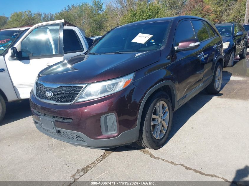 2014 KIA SORENTO LX - 5XYKT3A66EG504509