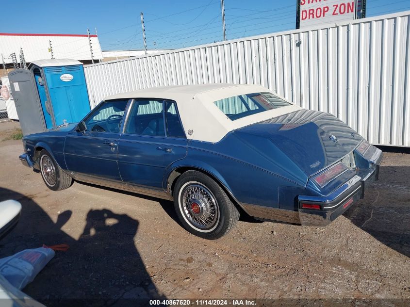 1985 Cadillac Seville VIN: 1G6KS6980FE834055 Lot: 40867520