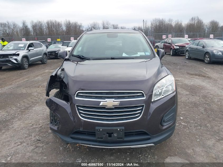 2016 Chevrolet Trax Lt VIN: 3GNCJPSB0GL215125 Lot: 40867550