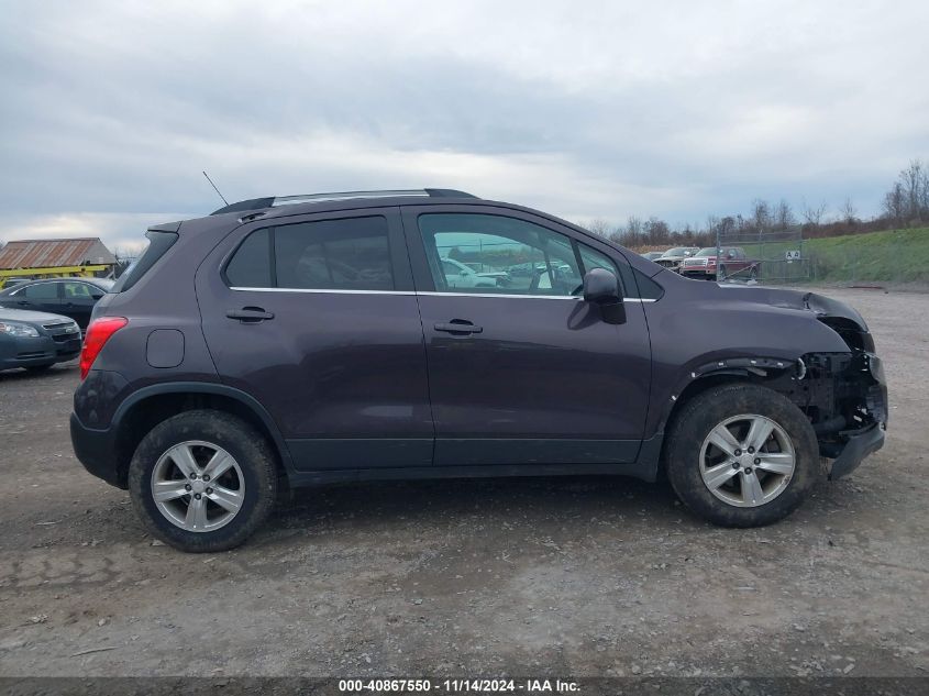 2016 Chevrolet Trax Lt VIN: 3GNCJPSB0GL215125 Lot: 40867550