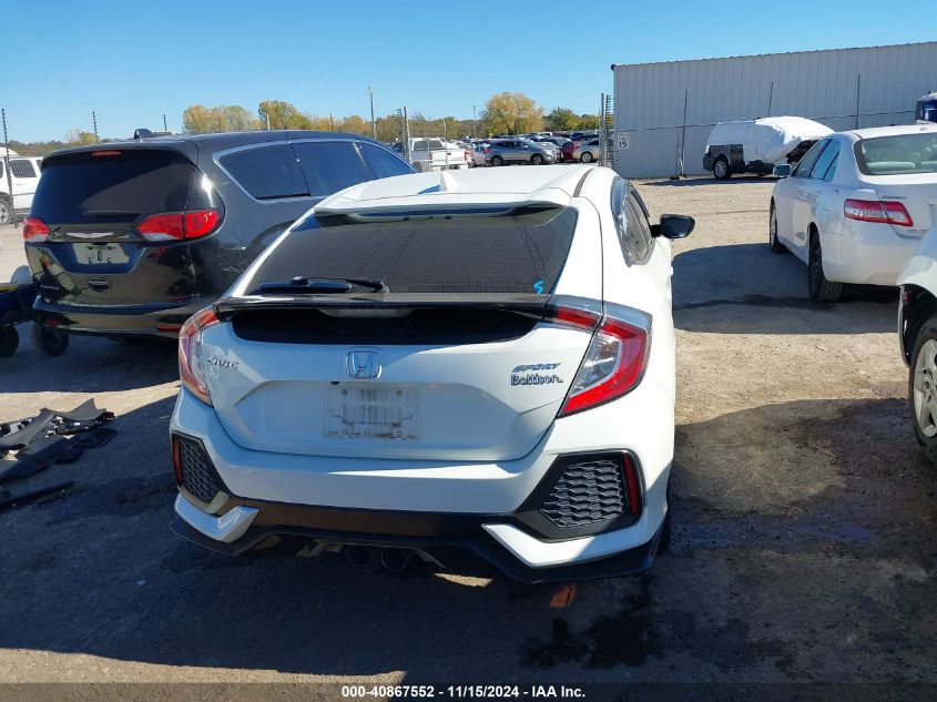 2019 Honda Civic Sport VIN: SHHFK7H43KU415496 Lot: 40867552