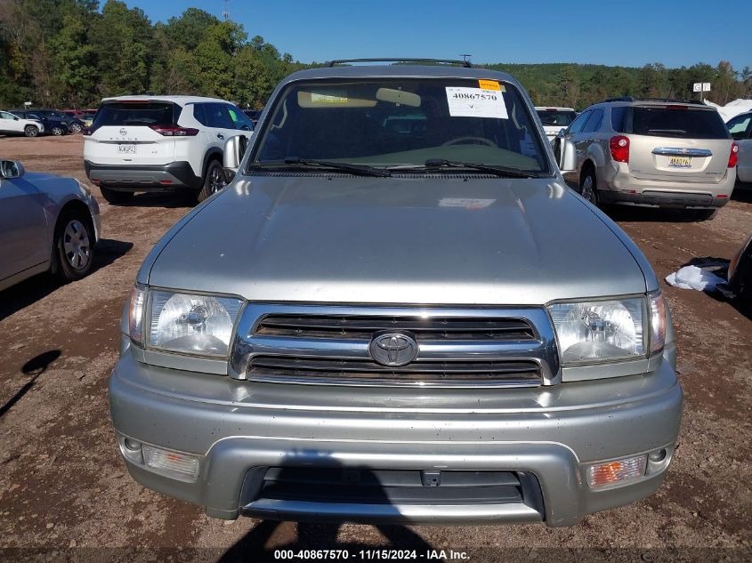 1999 Toyota 4Runner Limited V6 VIN: JT3GN87R7X0104292 Lot: 40867570