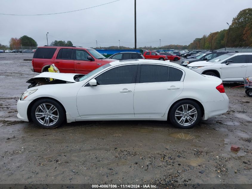 2013 Infiniti G37 Journey/Sport VIN: JN1CV6AP3DM306320 Lot: 40867596