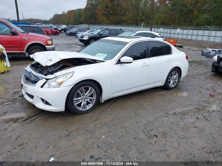 2013 Infiniti G37 Journey/Sport VIN: JN1CV6AP3DM306320 Lot: 40867596