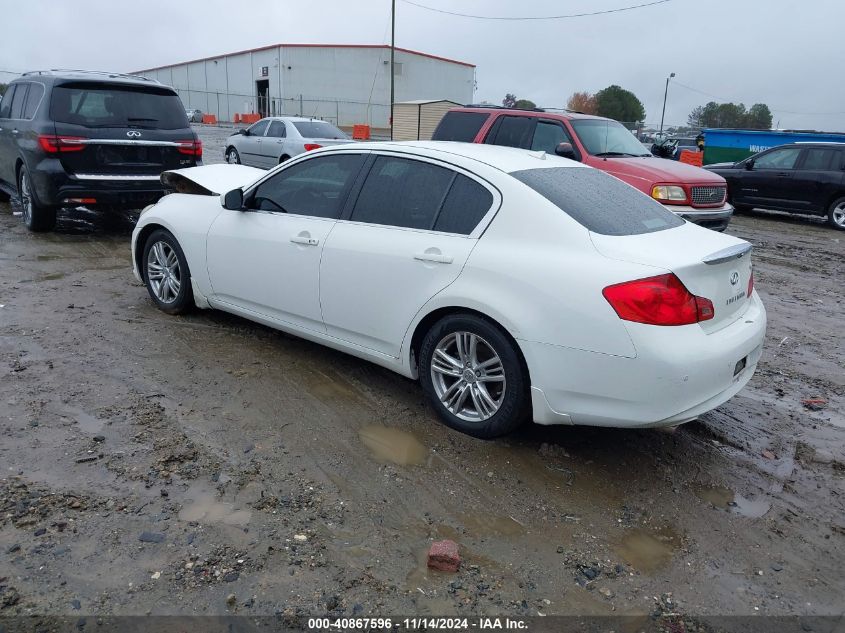 2013 Infiniti G37 Journey/Sport VIN: JN1CV6AP3DM306320 Lot: 40867596