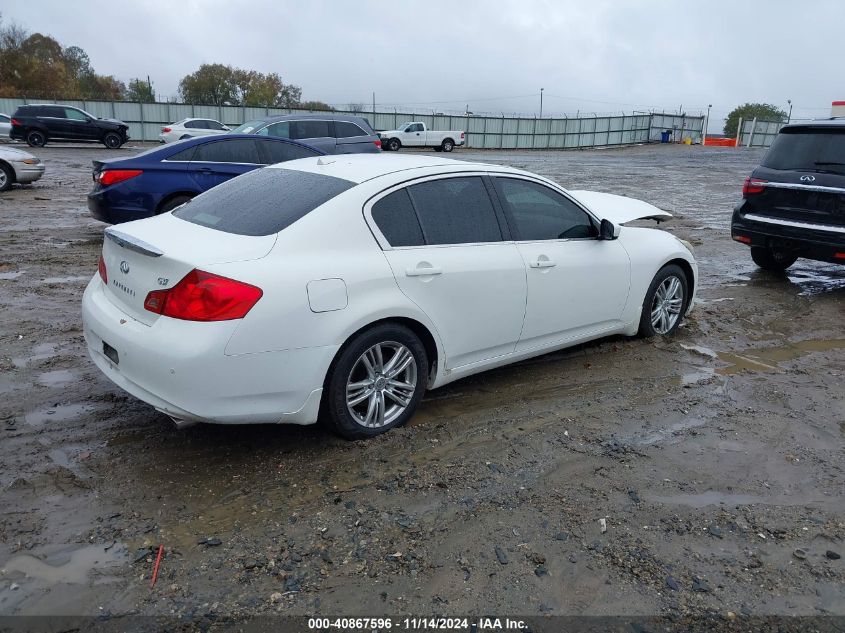 2013 Infiniti G37 Journey/Sport VIN: JN1CV6AP3DM306320 Lot: 40867596