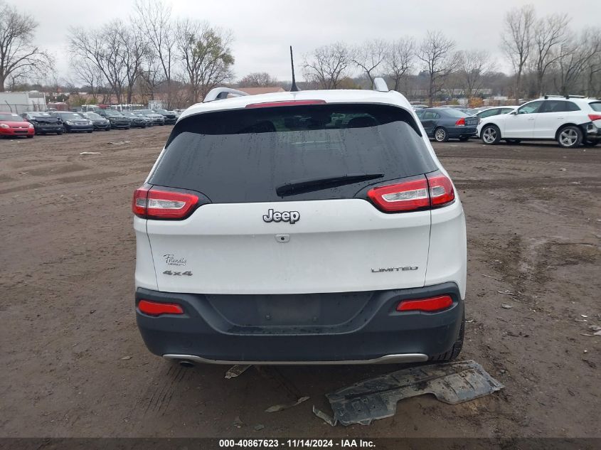 2017 Jeep Cherokee Limited 4X4 VIN: 1C4PJMDB9HW555486 Lot: 40867623