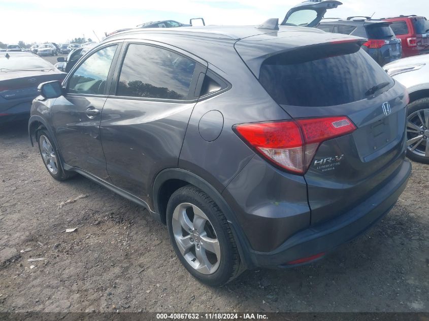 VIN 3CZRU5H73GM706231 2016 Honda HR-V, Ex-L no.3