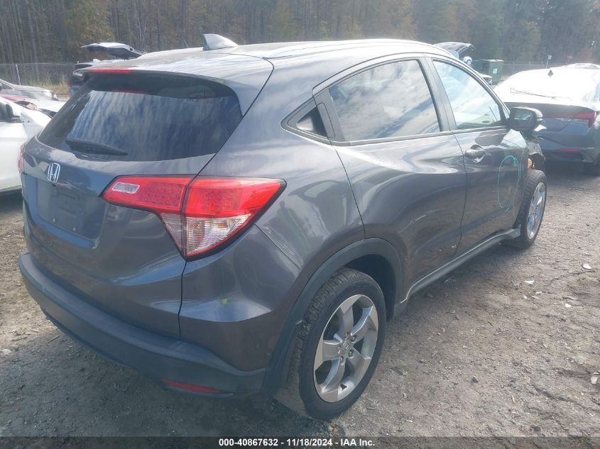 VIN 3CZRU5H73GM706231 2016 Honda HR-V, Ex-L no.4