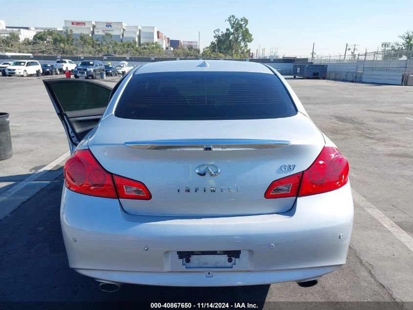 2012 Infiniti G37 Journey VIN: JN1CV6AP4CM628723 Lot: 40867650