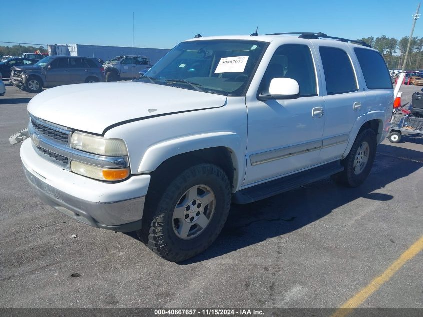 2005 Chevrolet Tahoe Lt VIN: 1GNEC13T65R199347 Lot: 40867657