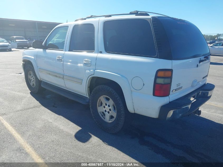 2005 Chevrolet Tahoe Lt VIN: 1GNEC13T65R199347 Lot: 40867657