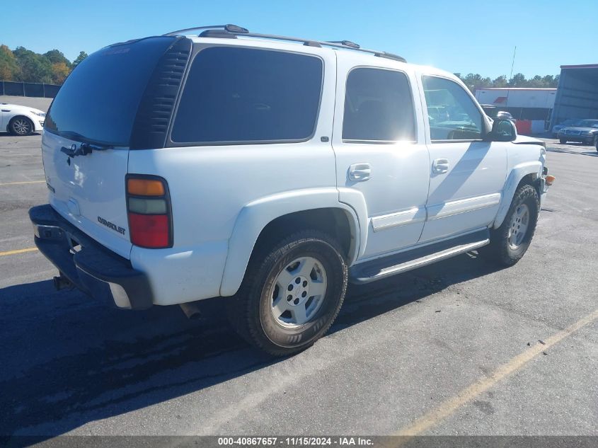 2005 Chevrolet Tahoe Lt VIN: 1GNEC13T65R199347 Lot: 40867657