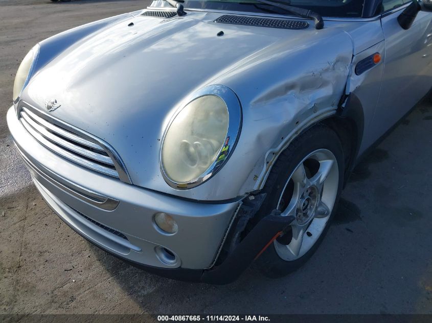 2006 Mini Cooper VIN: WMWRC33596TK17350 Lot: 40867665