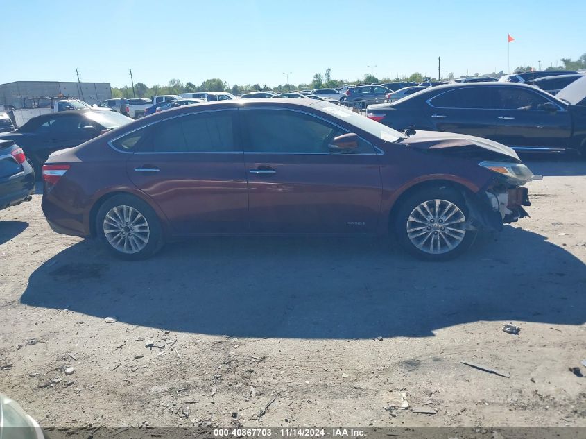 2013 Toyota Avalon Hybrid Limited VIN: 4T1BD1EB1DU010981 Lot: 40867703