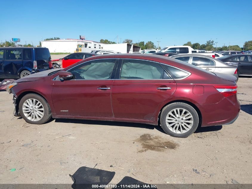 2013 Toyota Avalon Hybrid Limited VIN: 4T1BD1EB1DU010981 Lot: 40867703