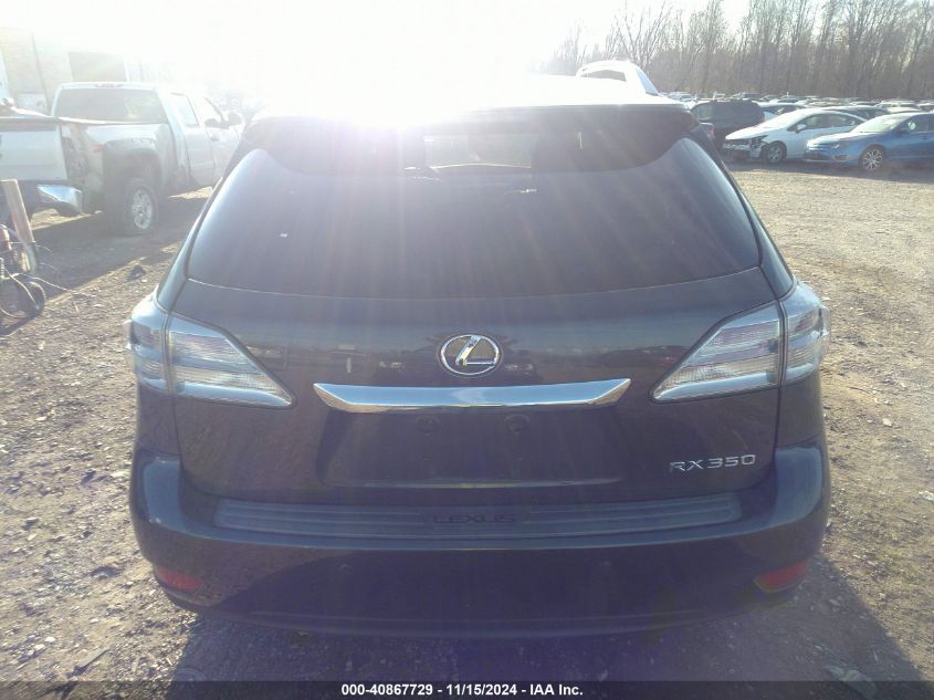 2011 Lexus Rx 350 VIN: 2T2BK1BA0BC116463 Lot: 40867729