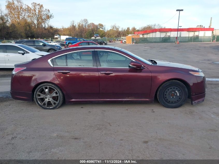 2009 Acura Tl 3.7 VIN: 19UUA96599A001906 Lot: 40867741