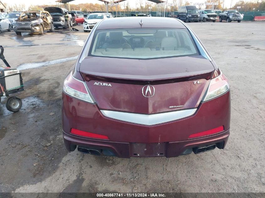 2009 Acura Tl 3.7 VIN: 19UUA96599A001906 Lot: 40867741