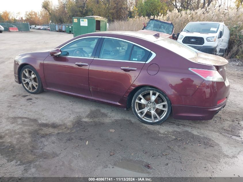 2009 Acura Tl 3.7 VIN: 19UUA96599A001906 Lot: 40867741