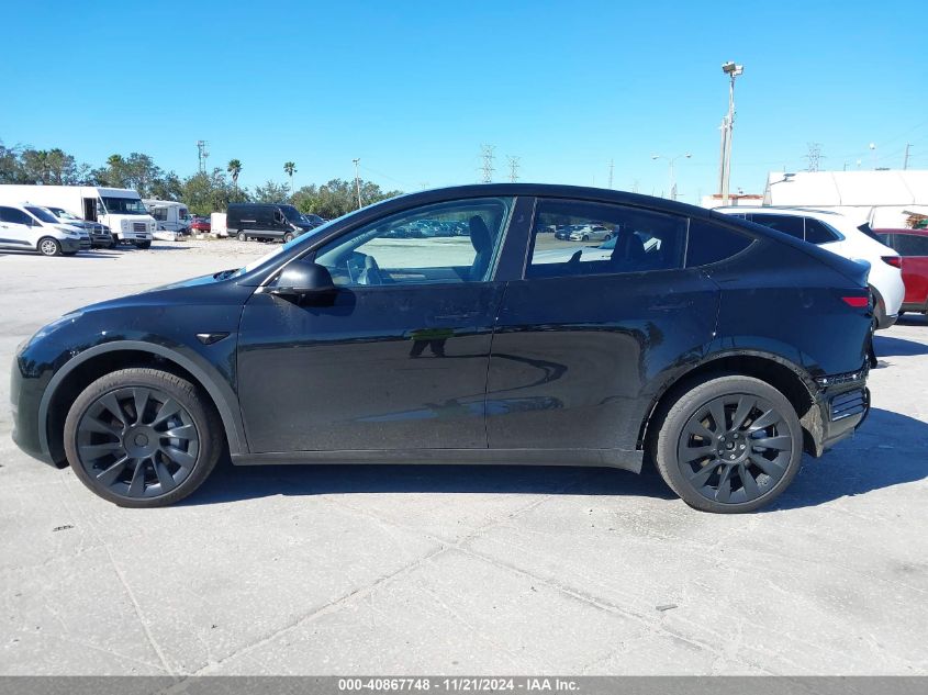 2023 Tesla Model Y Awd/Long Range Dual Motor All-Wheel Drive VIN: 7SAYGDEEXPA158898 Lot: 40867748