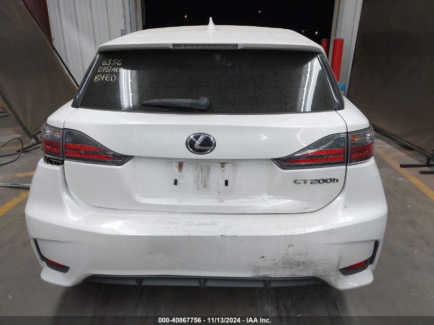 2014 Lexus Ct 200H VIN: JTHKD5BH3E2191436 Lot: 40867756