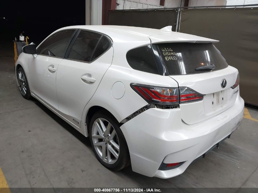 2014 Lexus Ct 200H VIN: JTHKD5BH3E2191436 Lot: 40867756