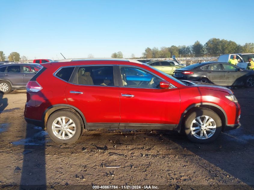 2014 Nissan Rogue Sv VIN: 5N1AT2ML1EC796190 Lot: 40867784