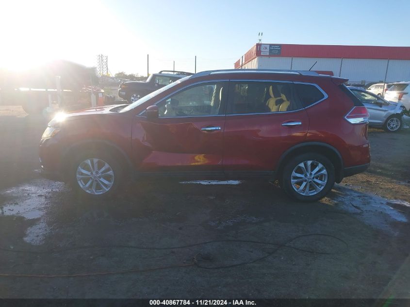 2014 Nissan Rogue Sv VIN: 5N1AT2ML1EC796190 Lot: 40867784