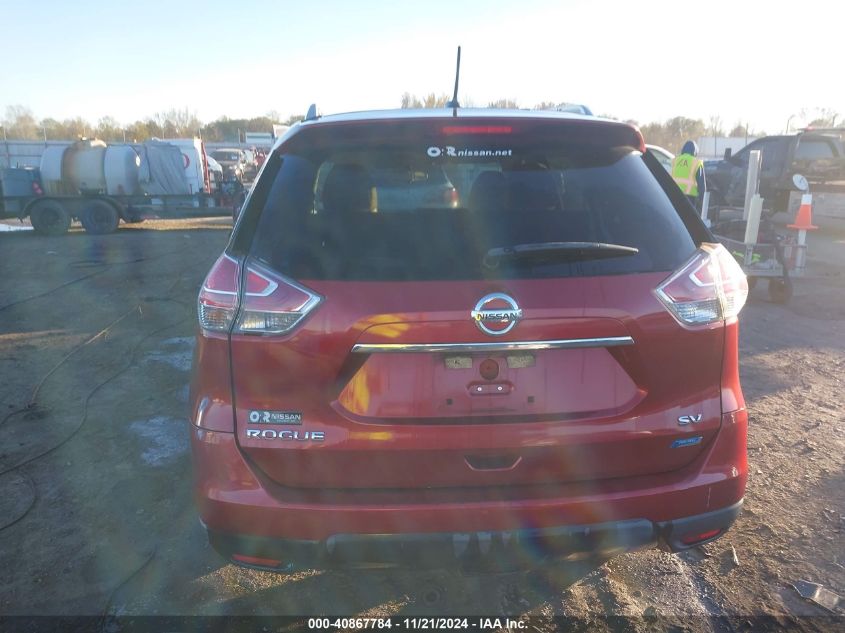 2014 Nissan Rogue Sv VIN: 5N1AT2ML1EC796190 Lot: 40867784