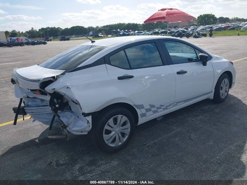 2024 Nissan Versa 1.6 S VIN: 3N1CN8DV2RL835328 Lot: 40867789