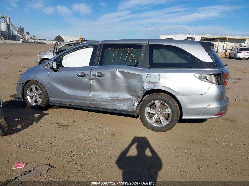 2019 Honda Odyssey Ex-L VIN: 5FNRL6H75KB110663 Lot: 40867792