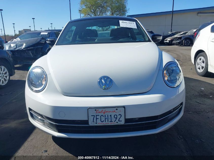 2013 Volkswagen Beetle 2.0T Turbo VIN: 3VWVA7AT0DM632064 Lot: 40867812