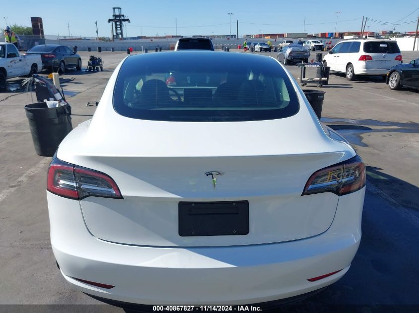 2023 Tesla Model 3 Rear-Wheel Drive VIN: 5YJ3E1EA5PF548027 Lot: 40867827