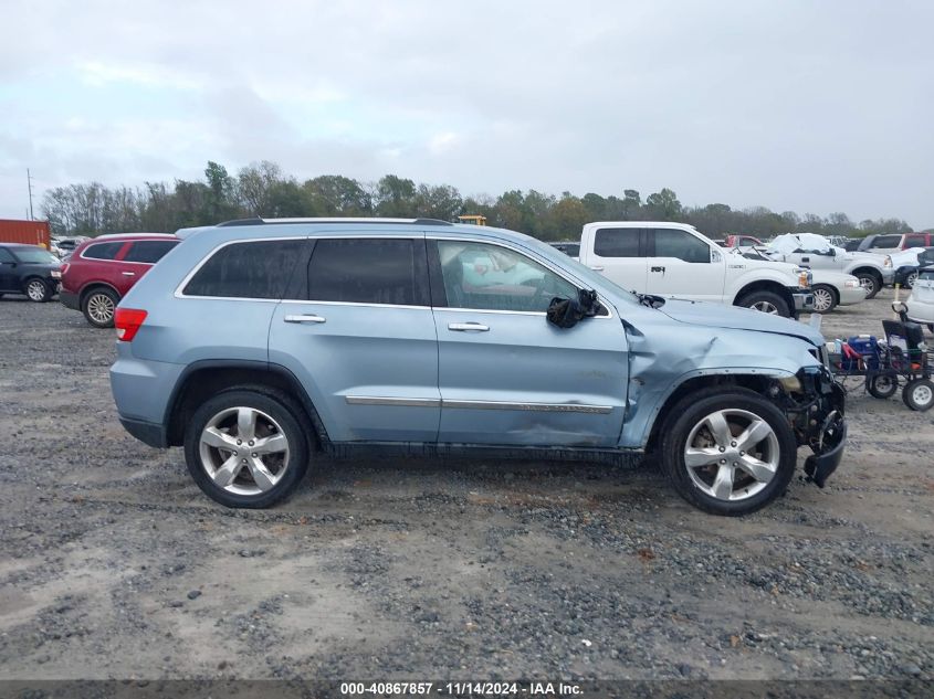 2013 Jeep Grand Cherokee Overland Summit VIN: 1C4RJECG8DC605592 Lot: 40867857