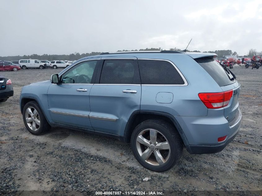 2013 Jeep Grand Cherokee Overland Summit VIN: 1C4RJECG8DC605592 Lot: 40867857