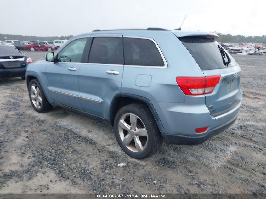 2013 Jeep Grand Cherokee Overland Summit VIN: 1C4RJECG8DC605592 Lot: 40867857