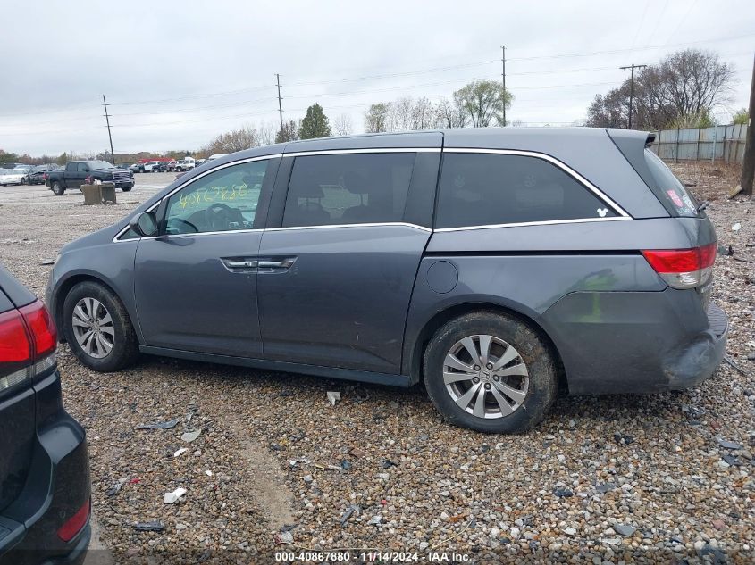 2016 Honda Odyssey Se VIN: 5FNRL5H32GB078186 Lot: 40867880