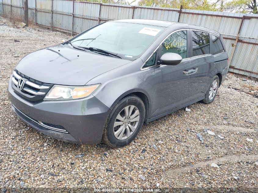 2016 Honda Odyssey Se VIN: 5FNRL5H32GB078186 Lot: 40867880