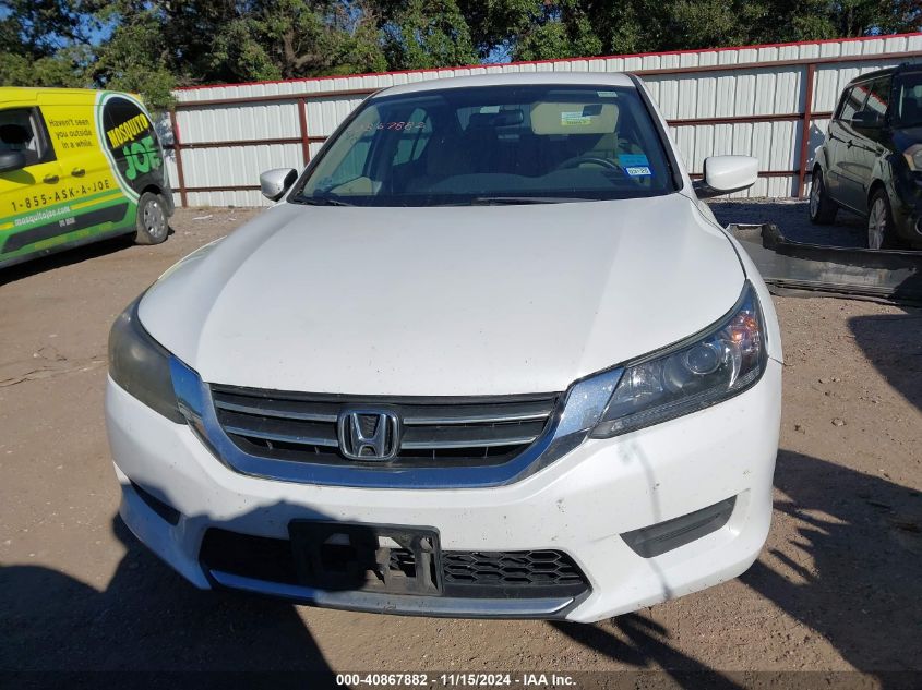 2013 Honda Accord Lx VIN: 1HGCR2F31DA196497 Lot: 40867882