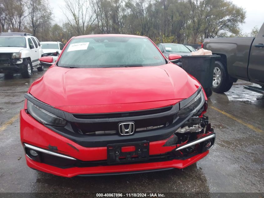 2019 Honda Civic Touring VIN: 2HGFC3B99KH350936 Lot: 40867896