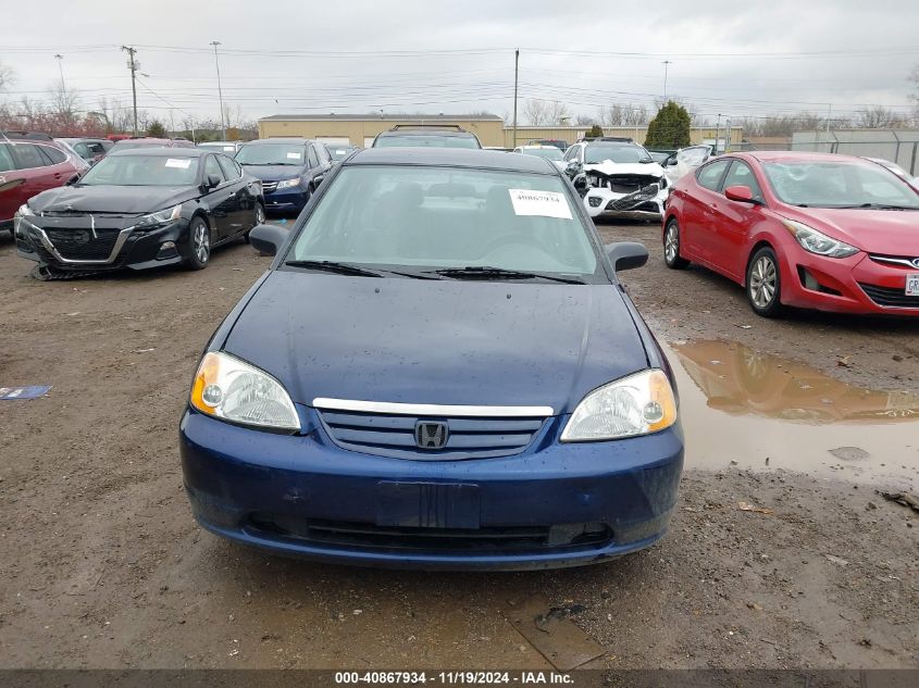 2003 Honda Civic Lx VIN: 1HGES16563L031265 Lot: 40867934