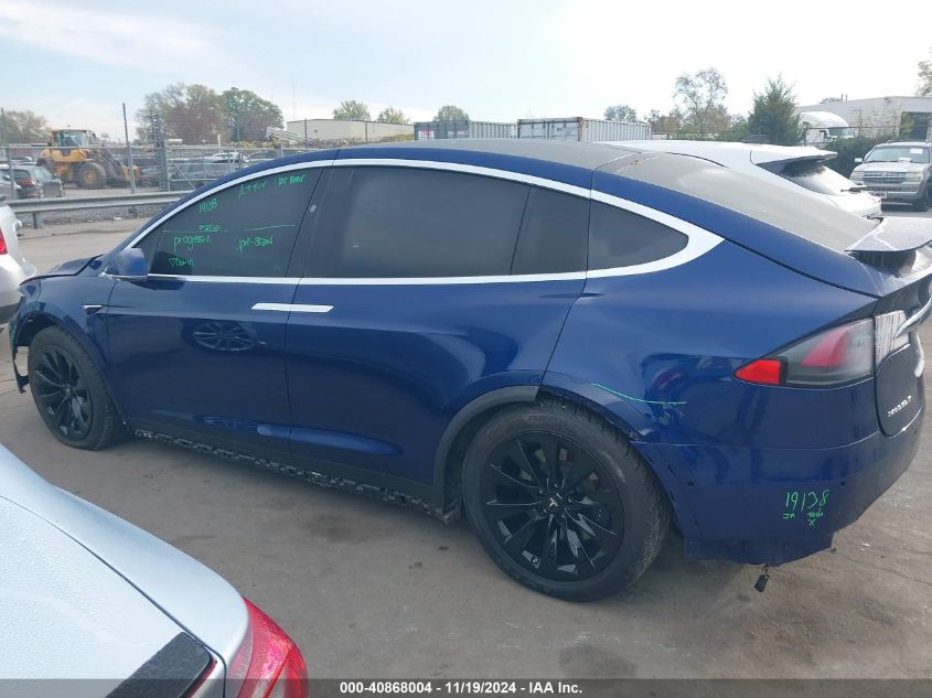 2018 Tesla Model X 100D/75D/P100D VIN: 5YJXCBE20JF133825 Lot: 40868004