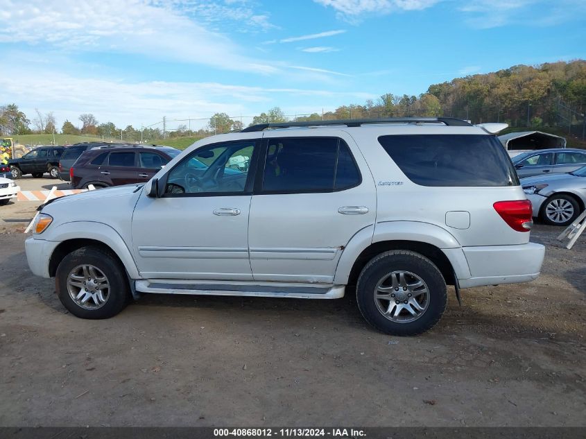 2005 Toyota Sequoia Limited V8 VIN: 5TDBT48A25S237663 Lot: 40868012