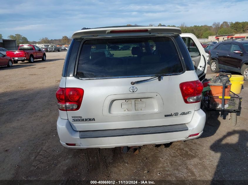 2005 Toyota Sequoia Limited V8 VIN: 5TDBT48A25S237663 Lot: 40868012